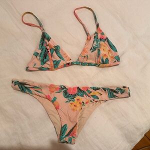 Rip Curl Hawaiian Floral Bikini Set, Tropical Print